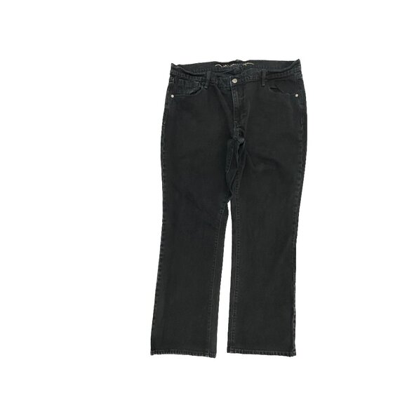 Old Navy The Sweetheart Classic Rise Bootcut Women's size 16 Black Denim Jeans - Picture 1 of 4